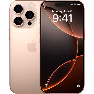 Смартфон Apple iPhone 16 Pro Max (eSIM) 512 ГБ пустынный титан
